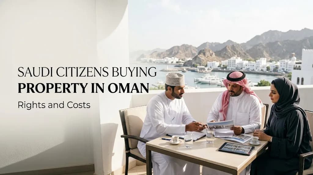 Saudi Citizens Buying Property in Oman: Rights and Costs